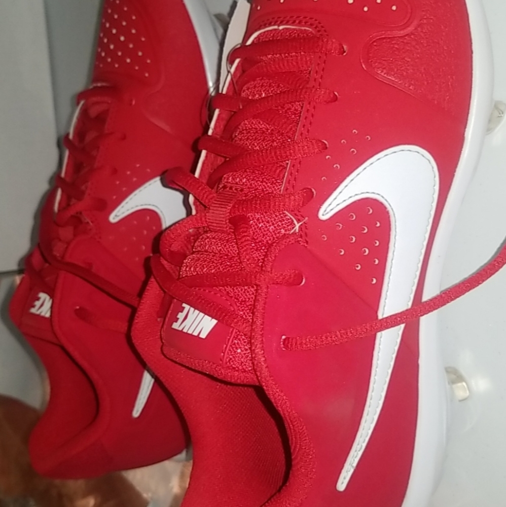 Nike athletic shoes with spikes